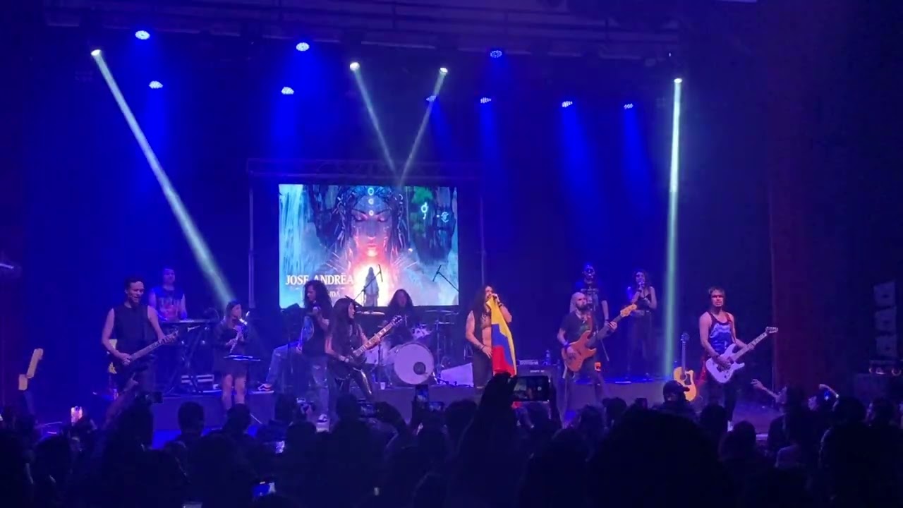 José Andrea (Mago de Oz) en teatro Zulima de Cúcuta