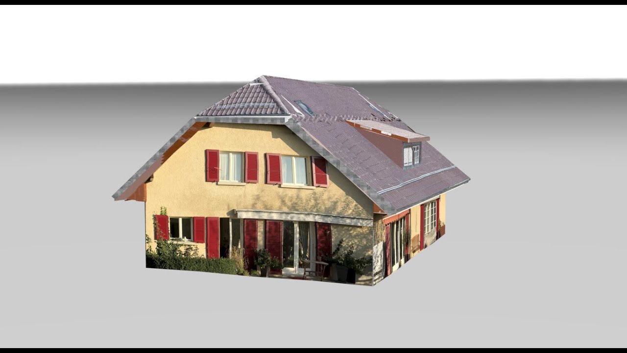 TEXTURATION D'UNE MAISON - Rhinoceros 3D