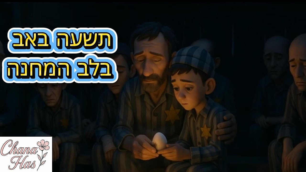 סיפור מרגש - תשעה באב בלב המחנה מאת חנה הס- #תשעהבאב #סיפוריםלילדים #שואה