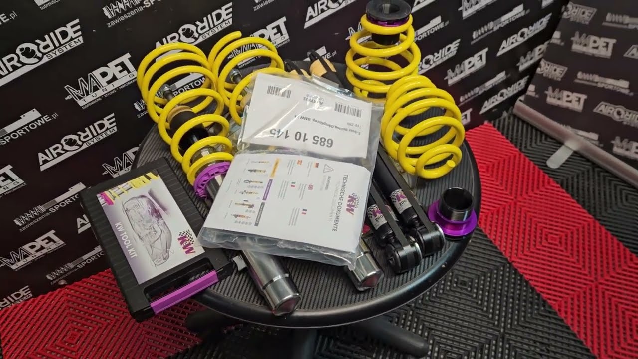 BMW Z4 - Zawieszenie gwintowane KW V1 Inox + Cancellery  MAPET-TUNING