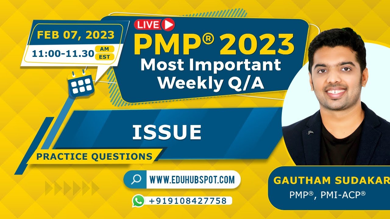 Вопросы по выпуску PMP – Вопросы и ответы в прямом эфире (7 февраля 2023 г. с EDUHUBSPOT)