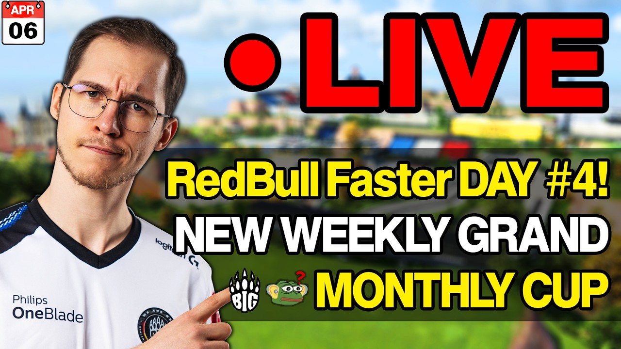🏅 RedBull Faster Rank #1 Grind | 🏆 Return of BIG YEK Monthly Cup today !bymc