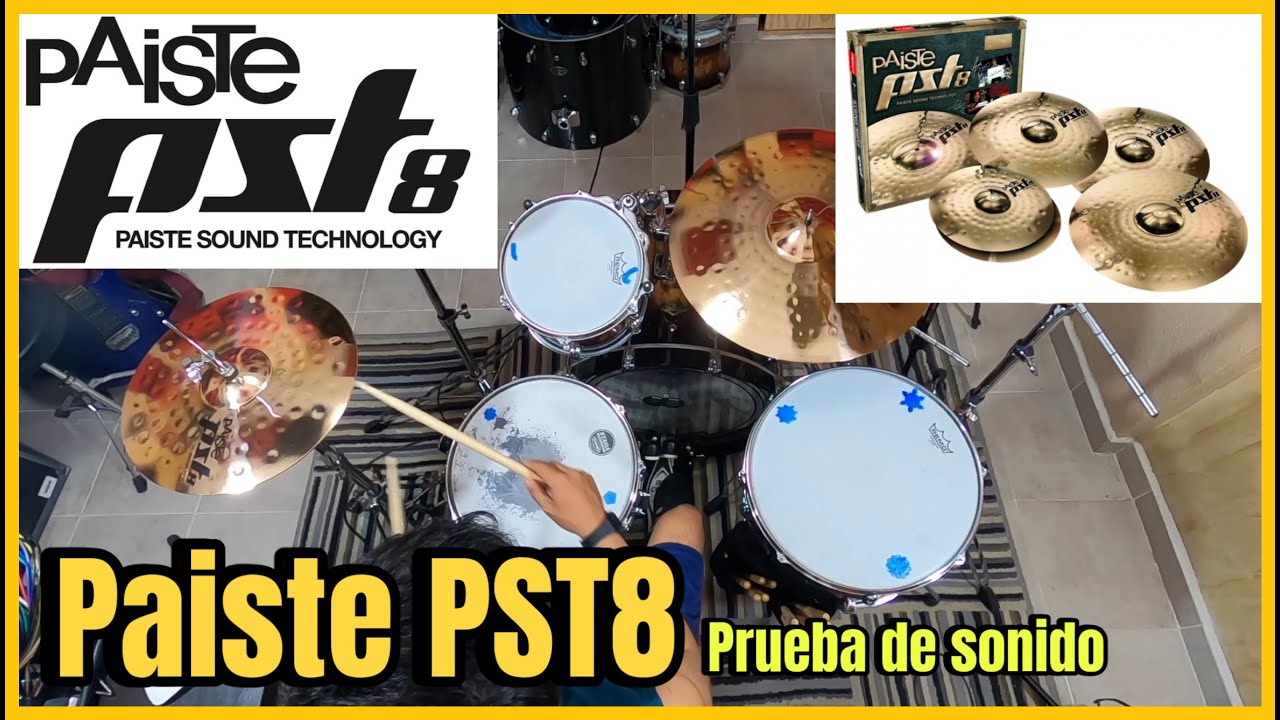 Paiste PST8 Set (Prueba de Sonido) || Alvaro Aguilar