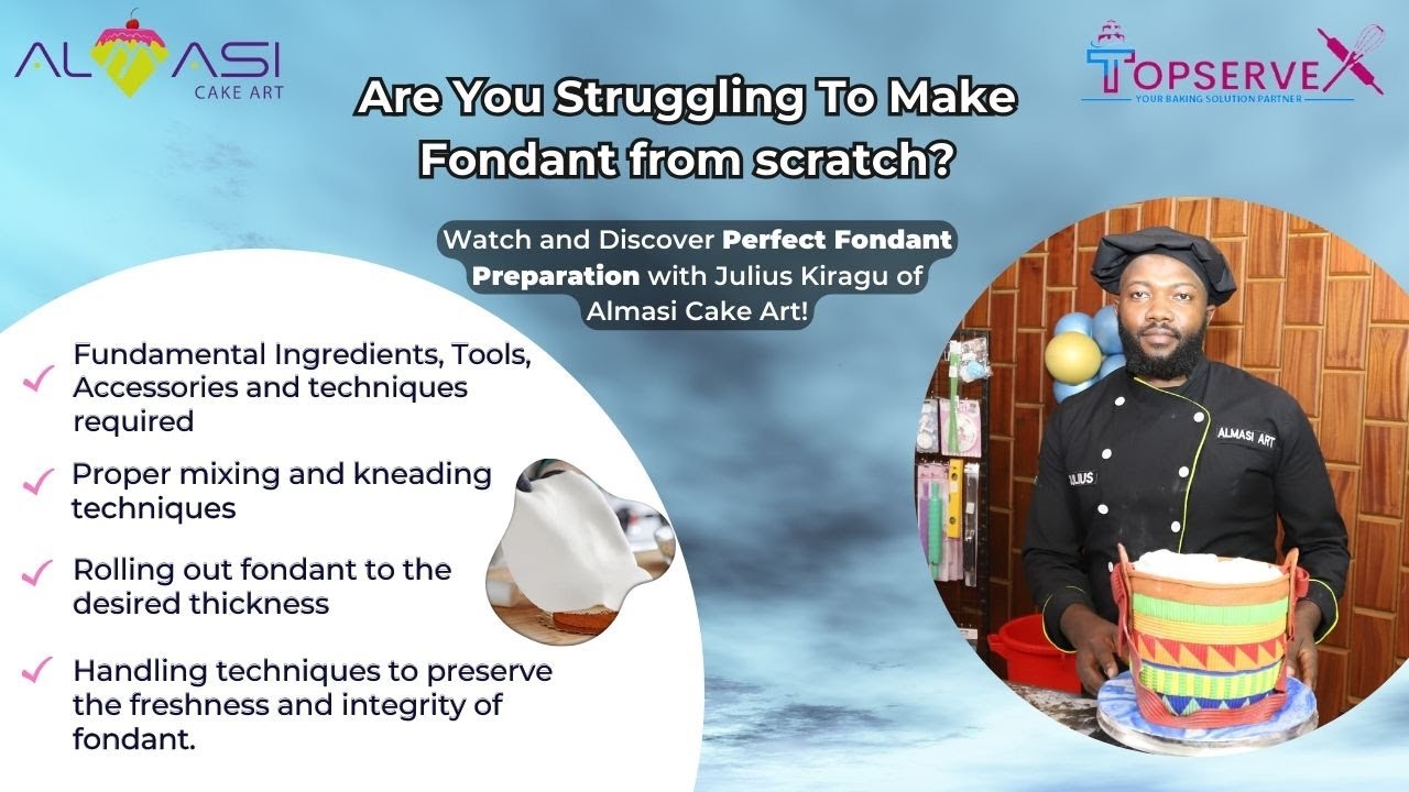 HOW TO MAKE FONDANT FROM SCRATCH - WITH JULIUS ALMASI