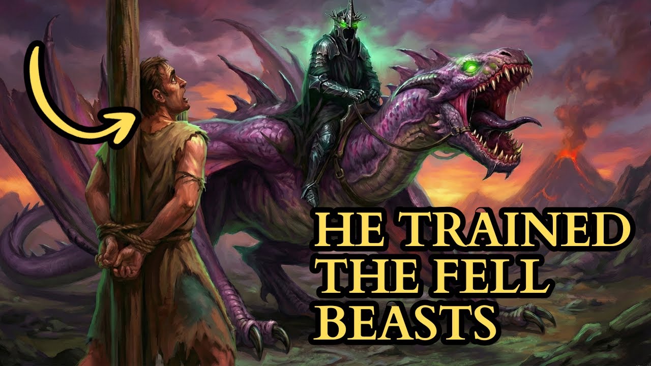He Trained The Nazgûl's Fell Beasts | The Witch King's Mount | Lord Of The Rings