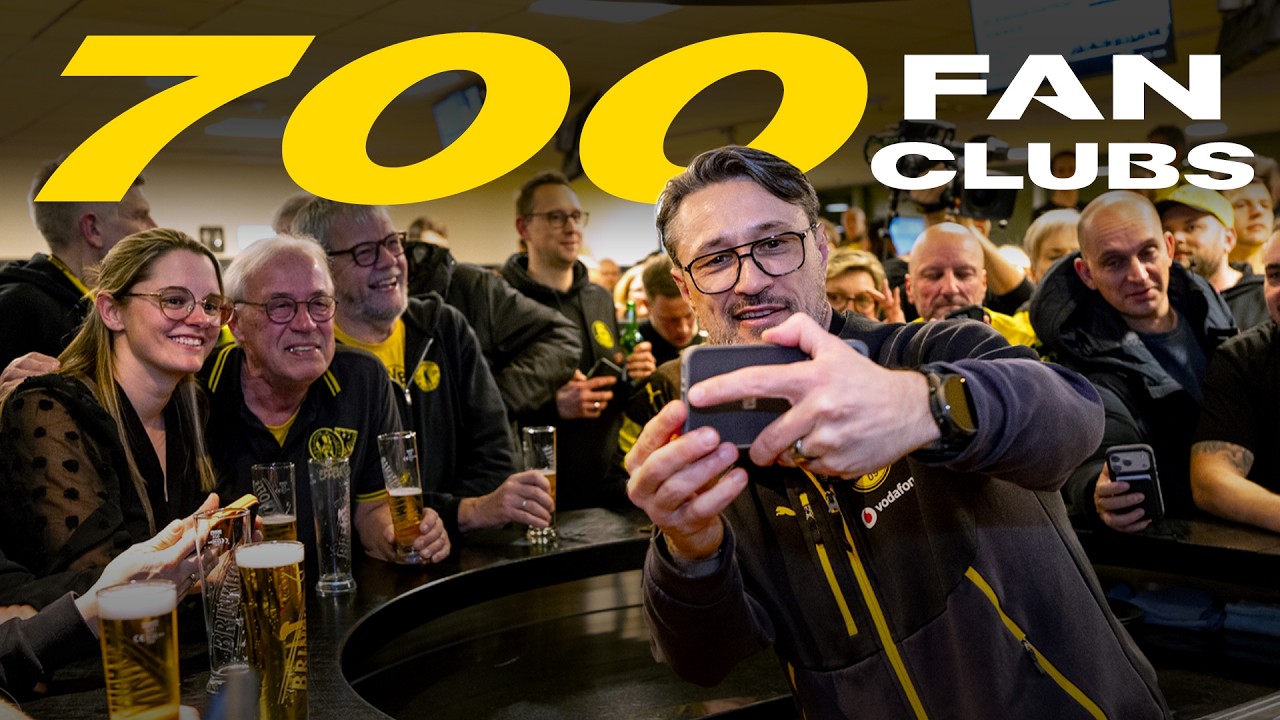 NIKO KOVAC pours drinks for the fans | New Year's Reception 2026