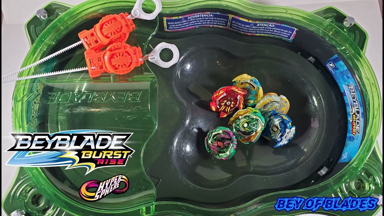 Extreme Challenger Battle Set Unboxing, Review, Battles - Hasbro Beyblade Burst Rise Hypersphere