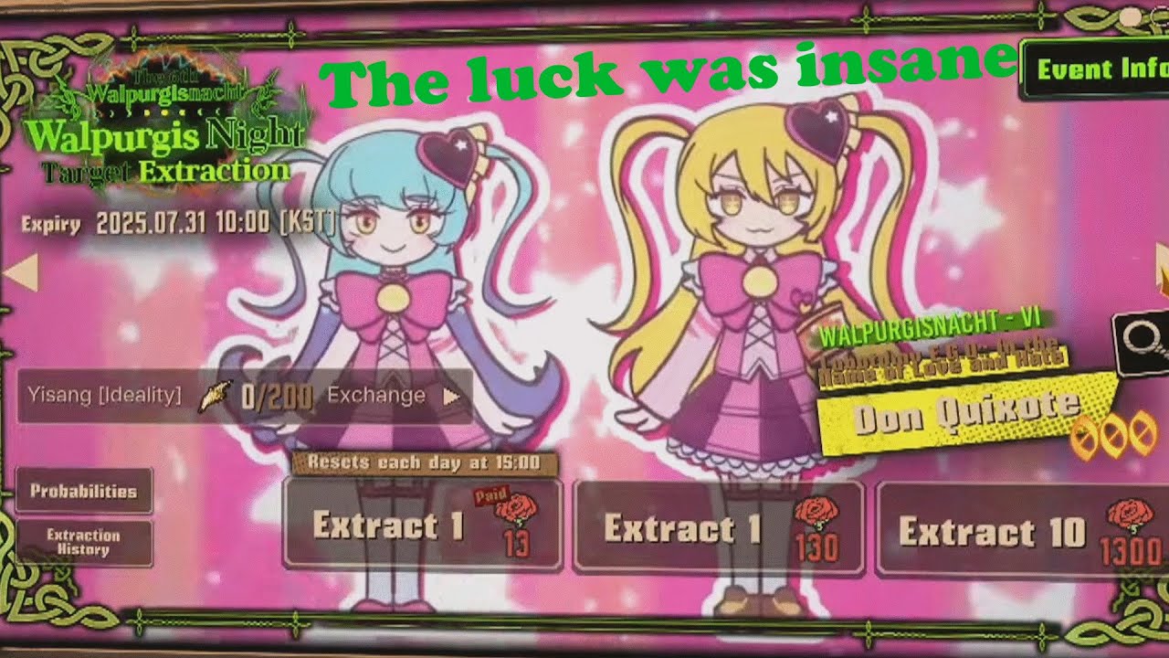 My pulls for this Walpurgis Night were crazy (Stream Highlights)