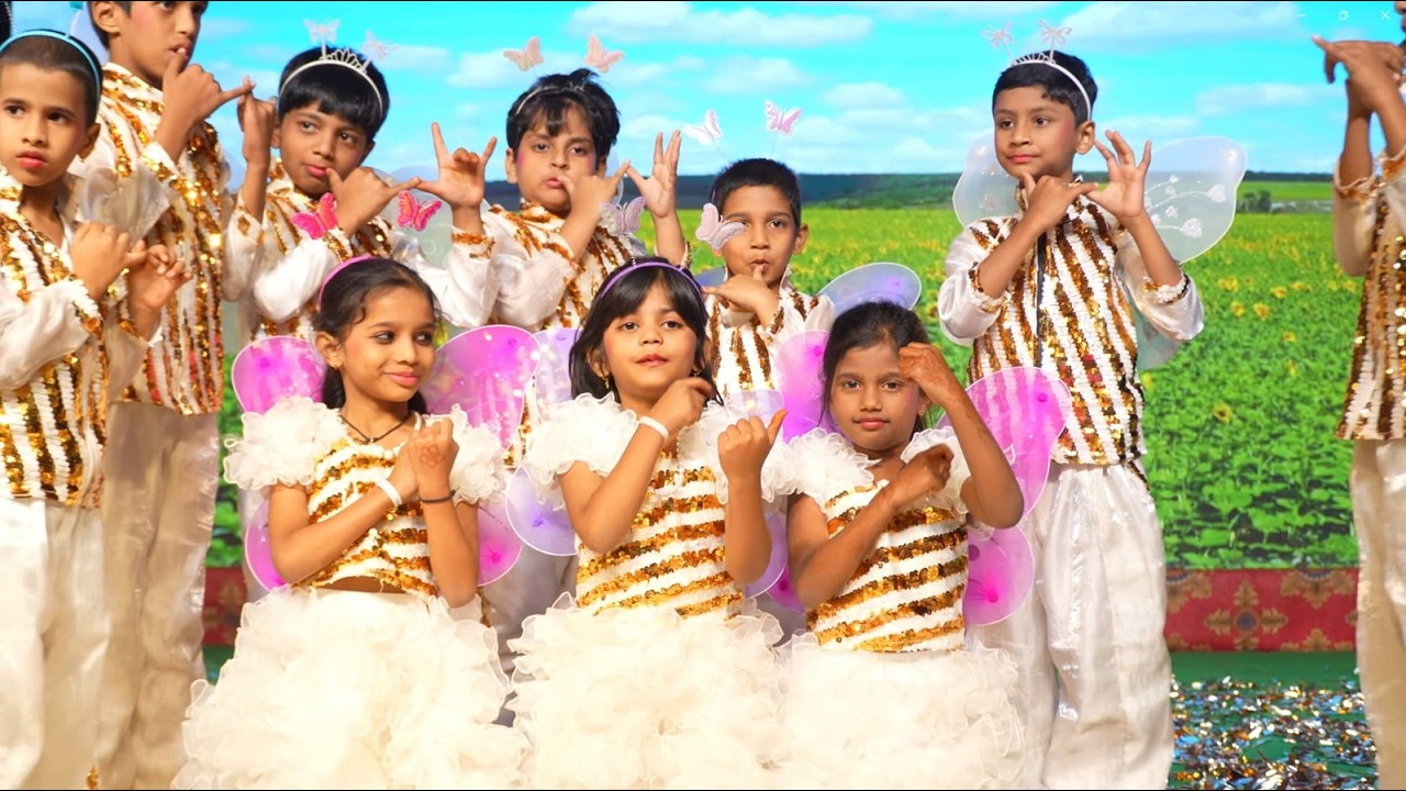 Little Butterflies, Big Charm ✨ | Custom Dance by Sriveda Students | Annual Day