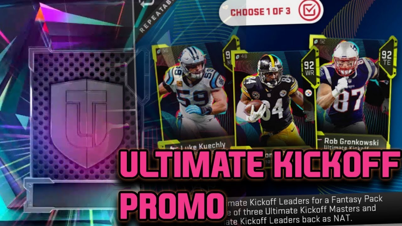 ULTIMATE KICKOFF PROMO | 3 NEW MASTERS | MADDEN 19 ULTIMATE TEAM