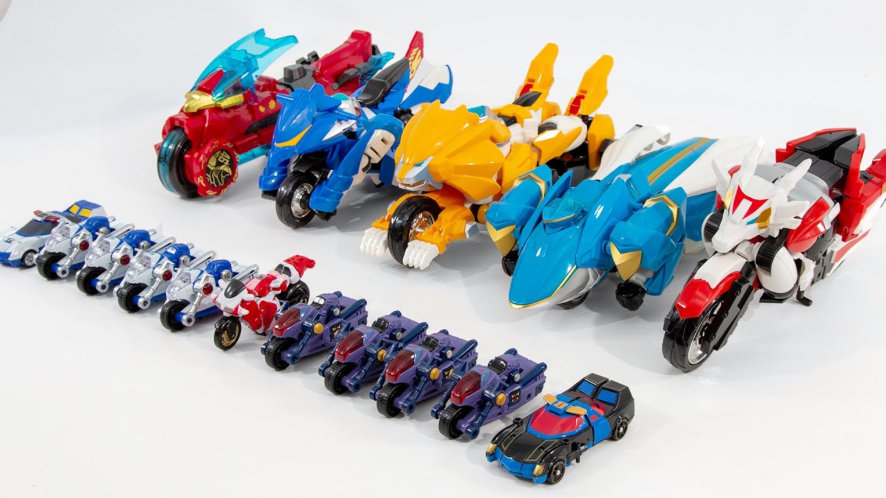 BikeMecha PowerRanger DX DonZenKaiKing MachineRobo Rescue JinGangRobot Rescuers Transformation
