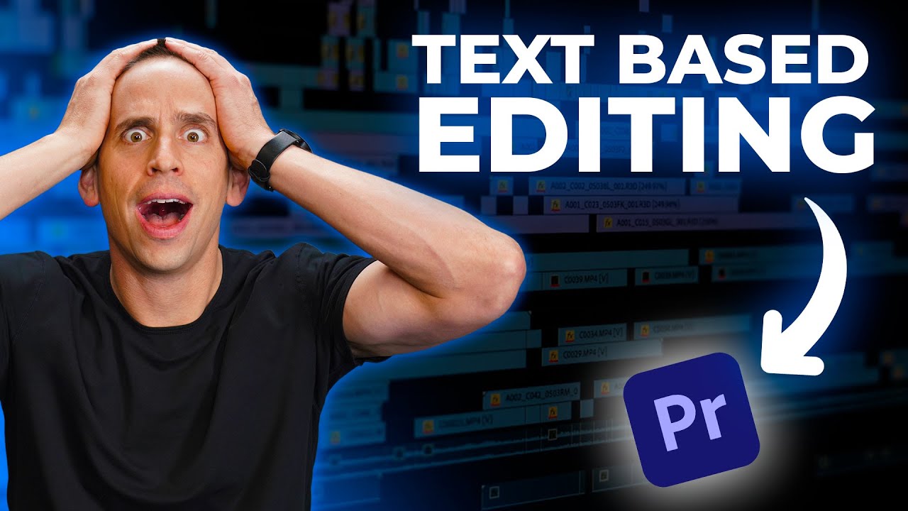 Cut VIDEO EDITING in HALF w/ Text Based Editing | Adobe Premiere Beta
