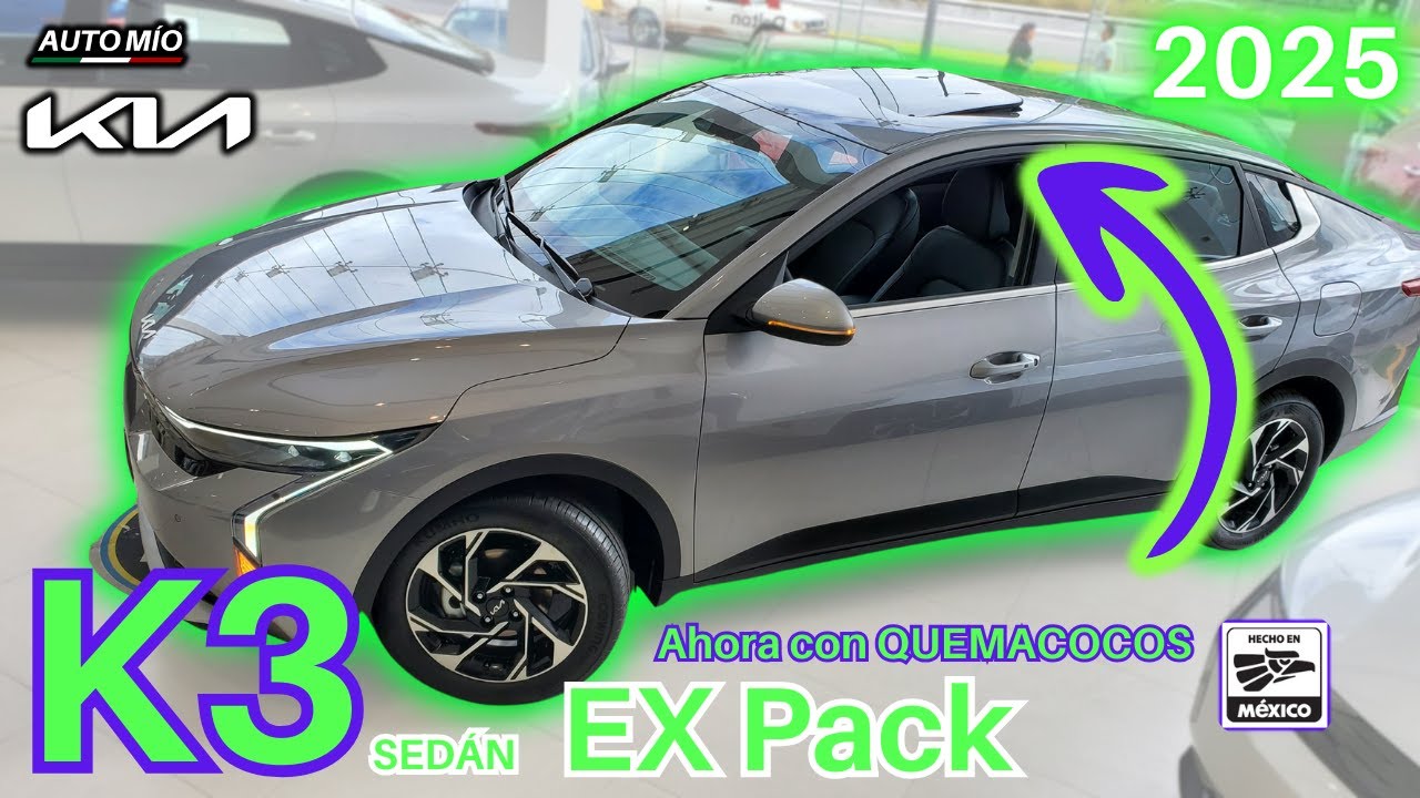 KIA K3 Sedán EX PACK 2025 estrenando QUEMACOCOS | Todos los Detalles $ #kia #kiak3 #k3 #kiak32025