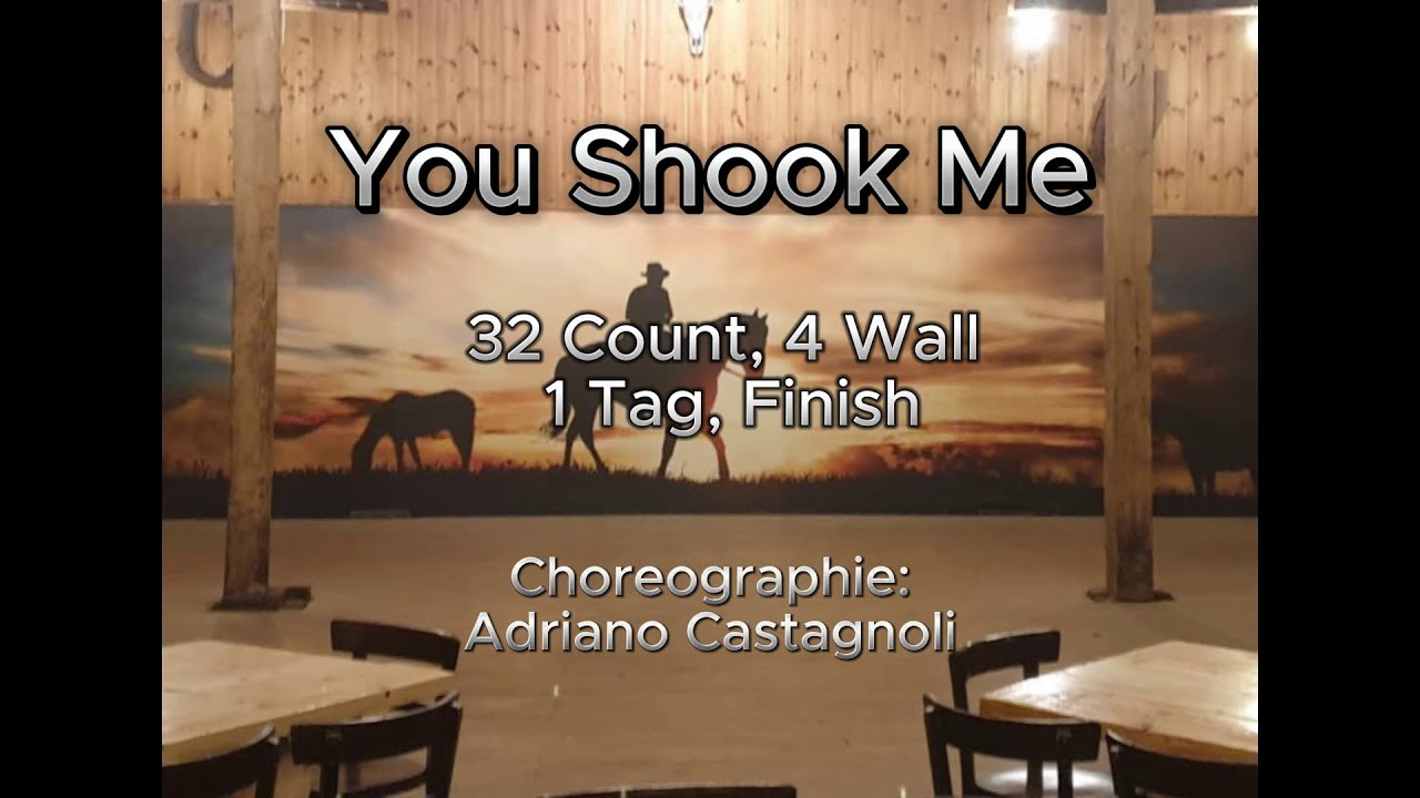 YOU SHOOK ME / LINE DANCE / STEPS (TUTORIAL)