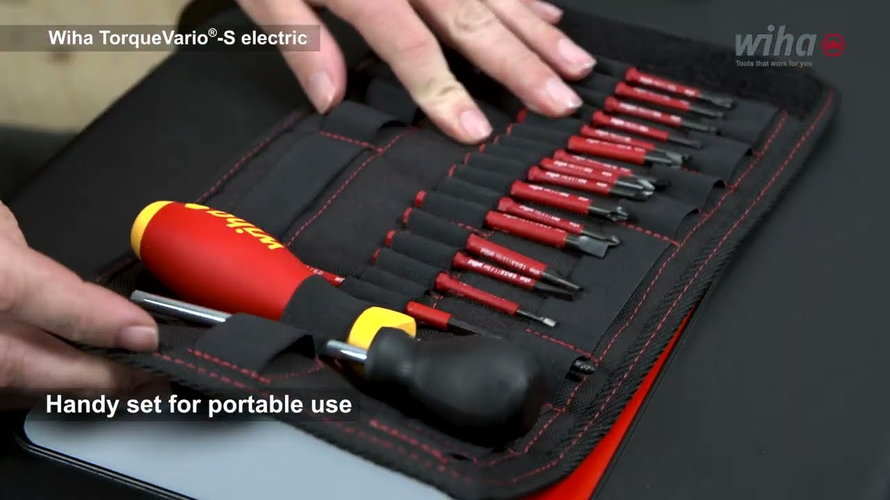 Wiha TorqueVario&reg;-S electric Screwdriver Set