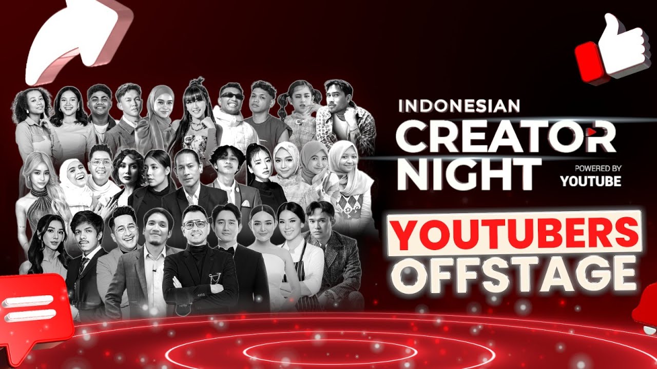 LIVE BACKSTAGE - INDONESIAN CREATOR NIGHT 2025 | EKSLUSIF DI BALIK LAYAR BARENG YOUTUBER!