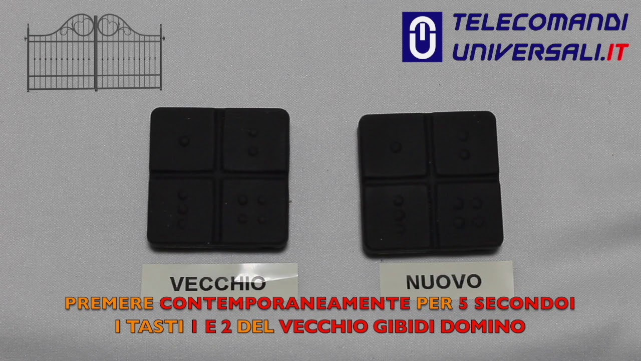 Come Programmare un Telecomando GIBIDI Domino