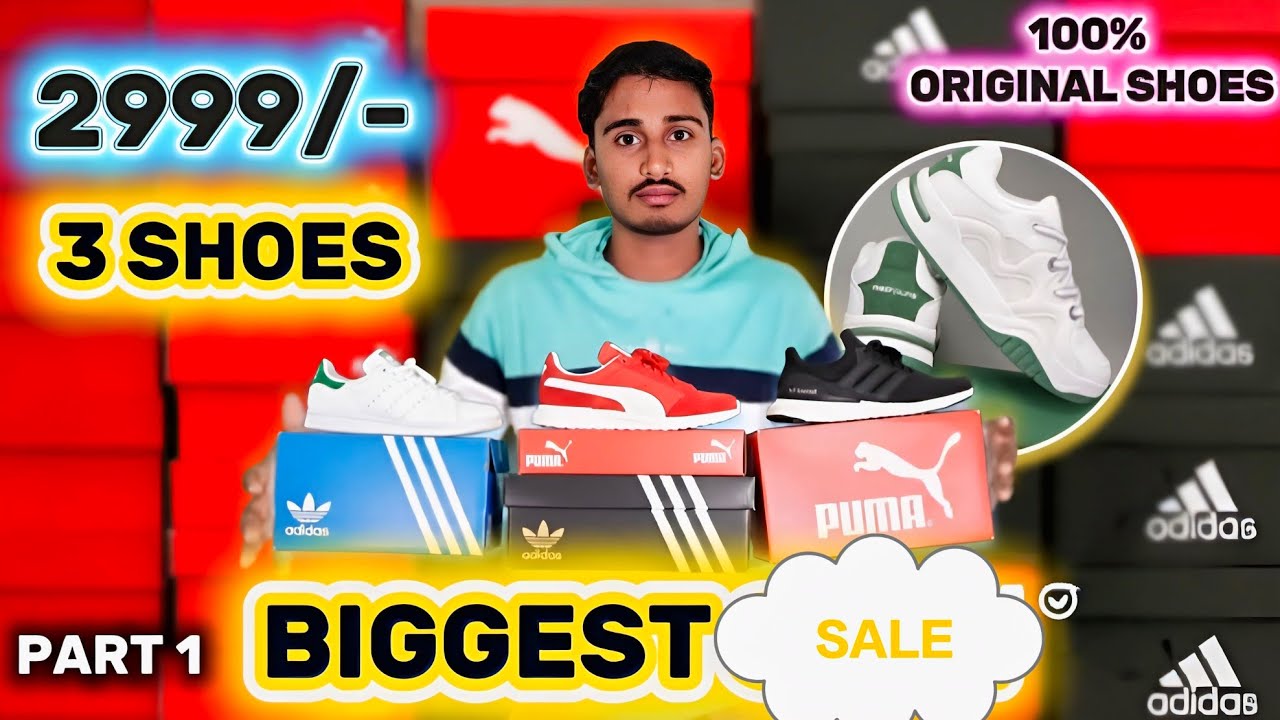 100% Original Shoes |Discount upto 75%Off | Big Brands  Part 1  | Azaro multibrand store 