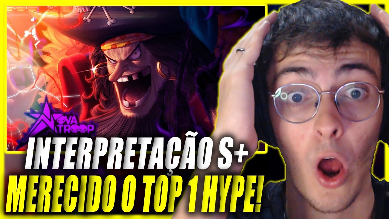 (MINHA FAVORITA 🙌) CALVO REAGE ao NOVATROOP - Pirata Insone | Barba Negra (One Piece)