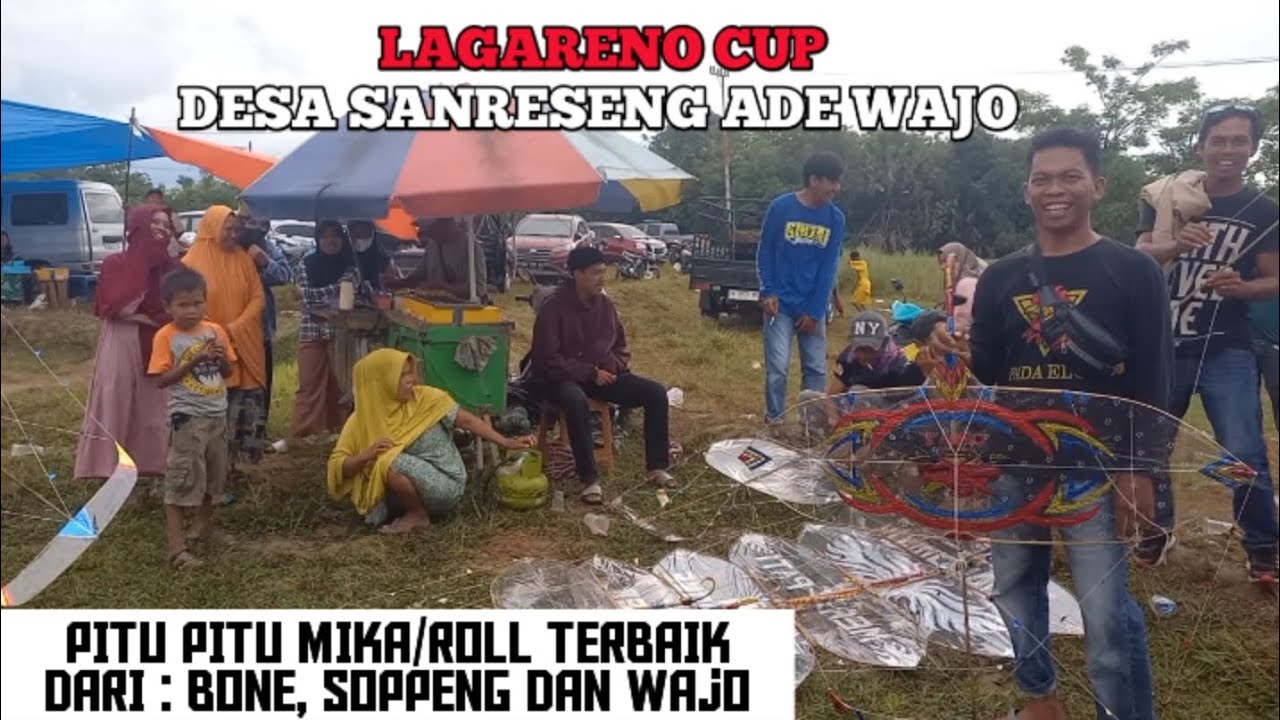 🔴Lomba Layang Layang Pitu Pitu Bugis di Wajo Sulawesi Selatan