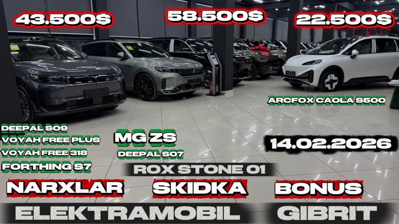 14.02.2025 SERGELI DA AVTOSALON DA ELEKTRAMOBIL-GIBRIT-BENZIN NARXLARI. ☎️ 99 978 0777