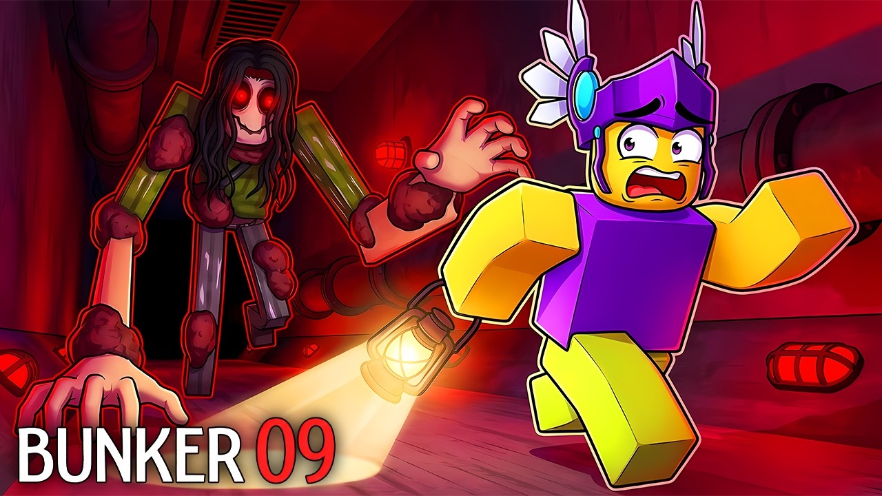 Entrei em um BUNKER de NOITE mas N&Atilde;O ESPERAVA encontrar ISSO... (Roblox)
