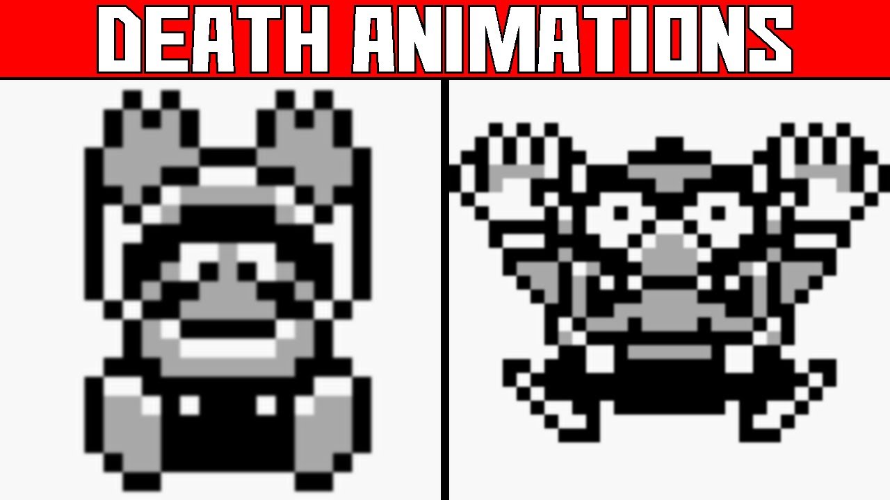 Classic Game Boy Video Game Deaths & Game Over Screens - Part 1 (Death Animations)