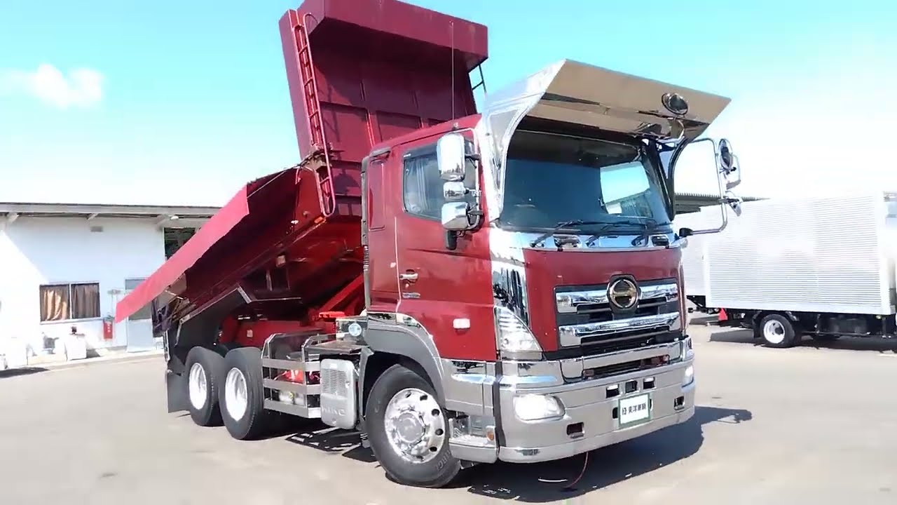 [Lゲートダンプ] H25 プロフィア 新明和製