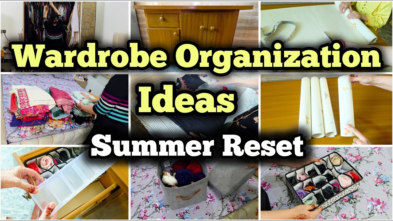 Wardrobe Organization Ideas | Space Saving Closet Organization | Renter Friendly | WomeniaATF