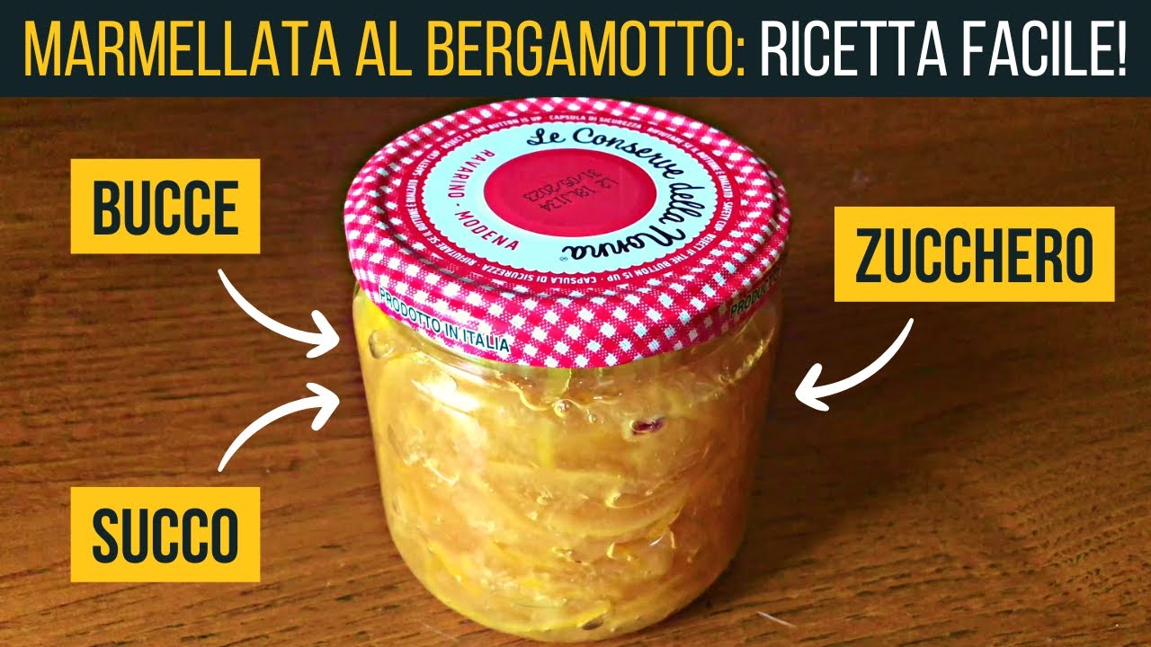Marmellata con le bucce del bergamotto 🍋 | Ricetta in 4 minuti | Food Stories