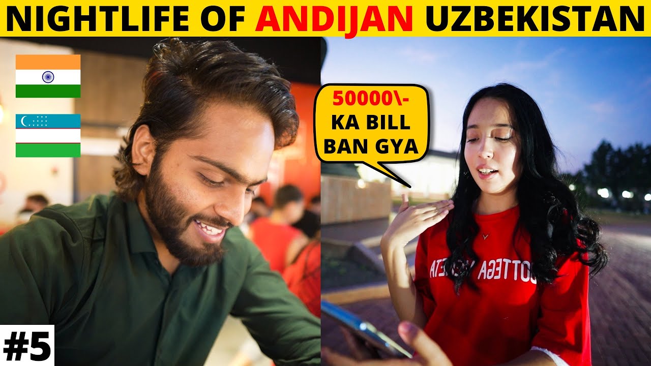 NIGHTLIFE OF ANDIJAN UZBEKISTAN || WAY MORE BETTER THAN I EXPECTED ||