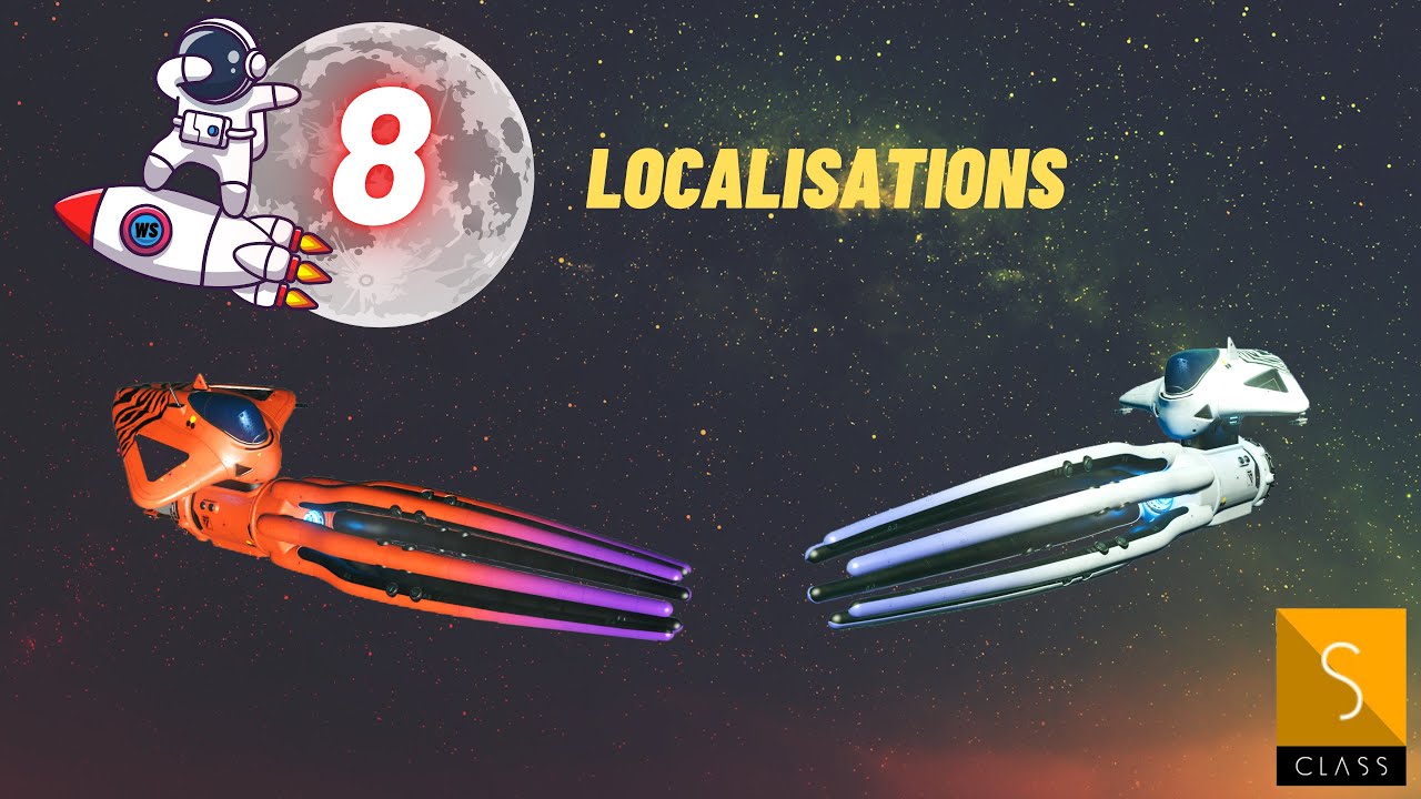 8 localisations de vaisseaux écrasés classe S (Exotique) - No Man's Sky