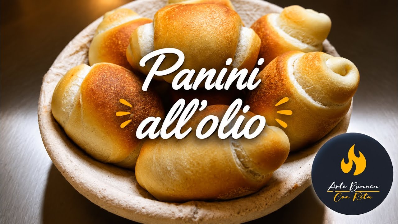 Panini all’olio morbidi e buoni fatti in casa ricetta  con lievitazione mista