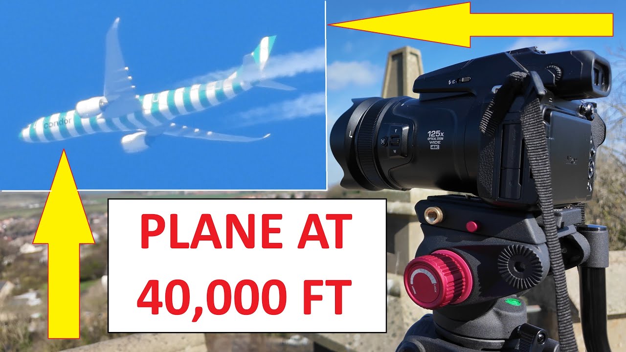 NIKON COOLPIX P1100 125x Optical Zoom tests with a plane at 40,000 ft, which is BREATH TAKING