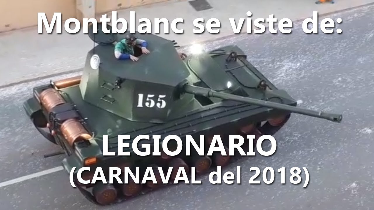 Montblanc se viste de LEGIONARIO en Carnaval
