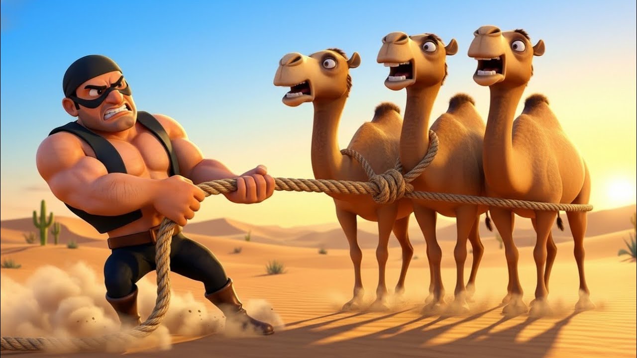 Thief in Old MacDonald Farm – Kids Animals Cartoon Story | Thief Animals Adventure