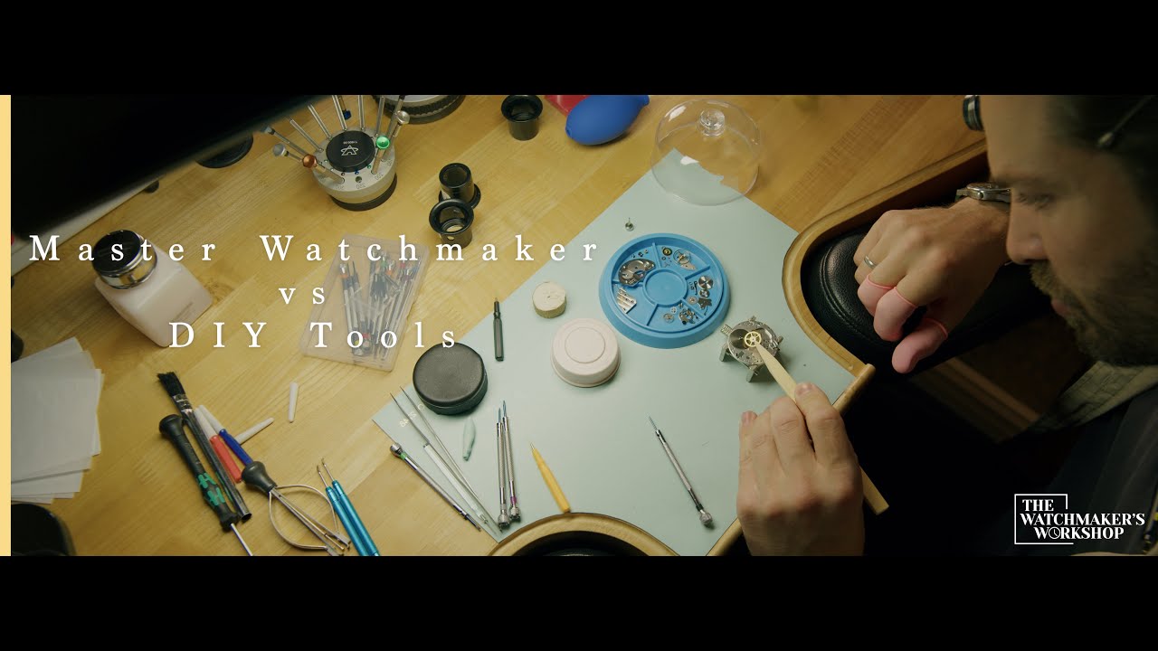 Master Watchmaker Uses Cheap Tools for Full Watch Service