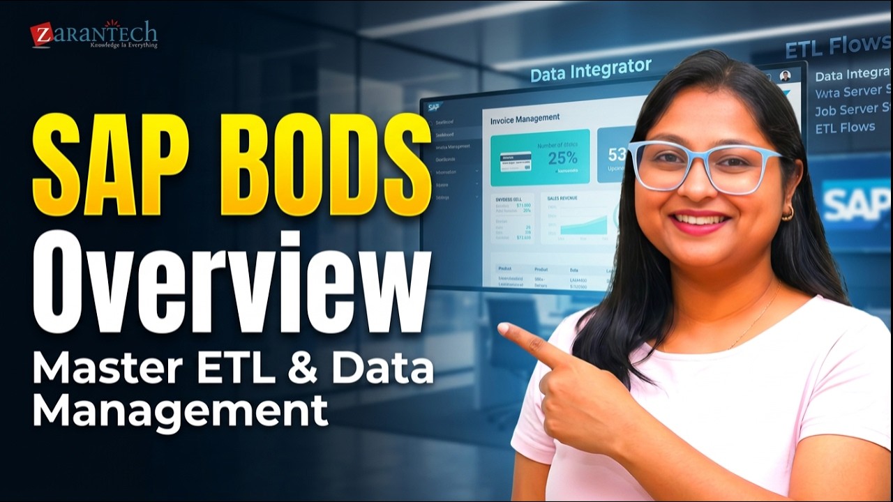 Overview of BODS | SAP BODS (Business Objects Data Services) Training | ZaranTech