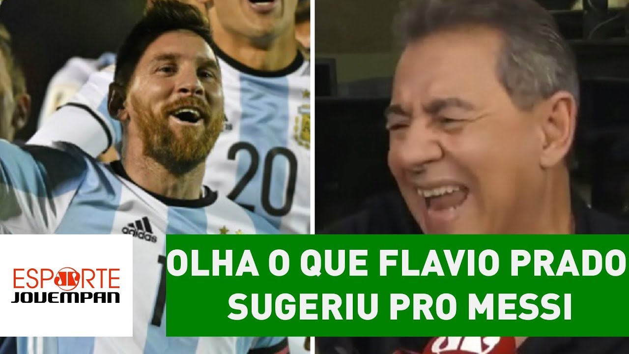 OLHA o que Flavio Prado sugeriu pro MESSI falar à ARGENTINA!