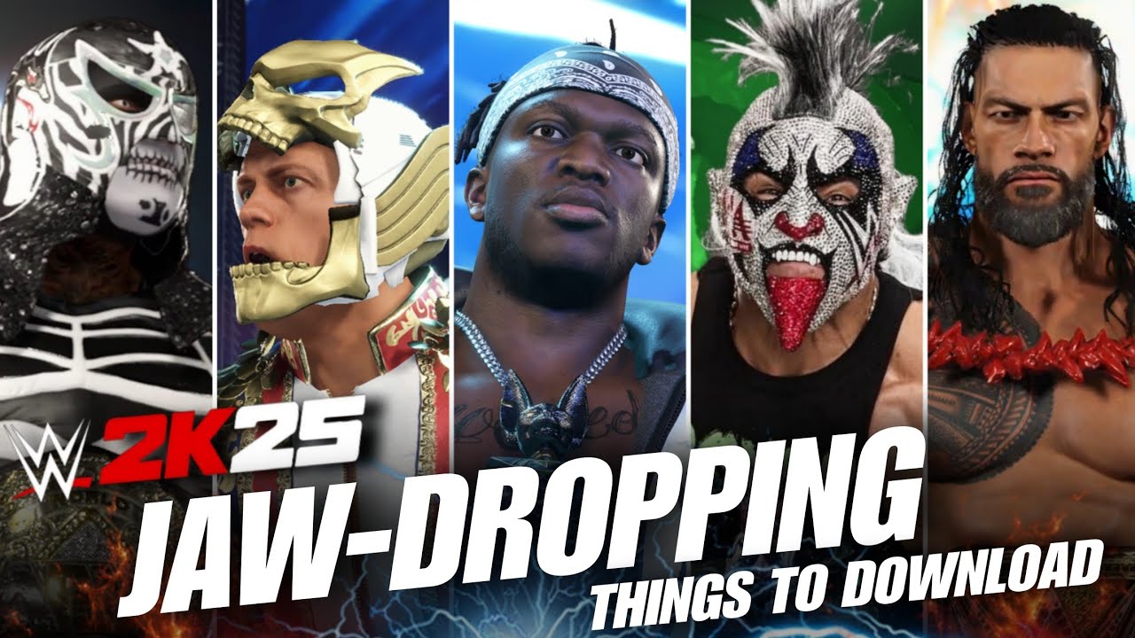 ПОТРЯСАЮЩИЕ моды для загрузки в WWE2K25!