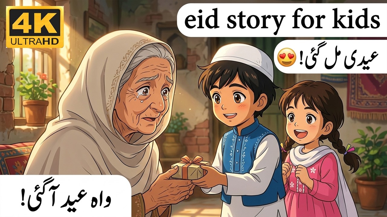 Eid-Ul-Fitar Kids Moral Story | Urdu Hindi Moral Stories | Islamic Kids Stories 2026 | عید کی خوشی