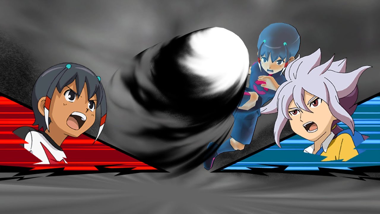 Inazuma Eleven Go Strikers 2013 Xtreme | Custom Ancient Dark VS Custom Unlimited Shining Wii 1080p