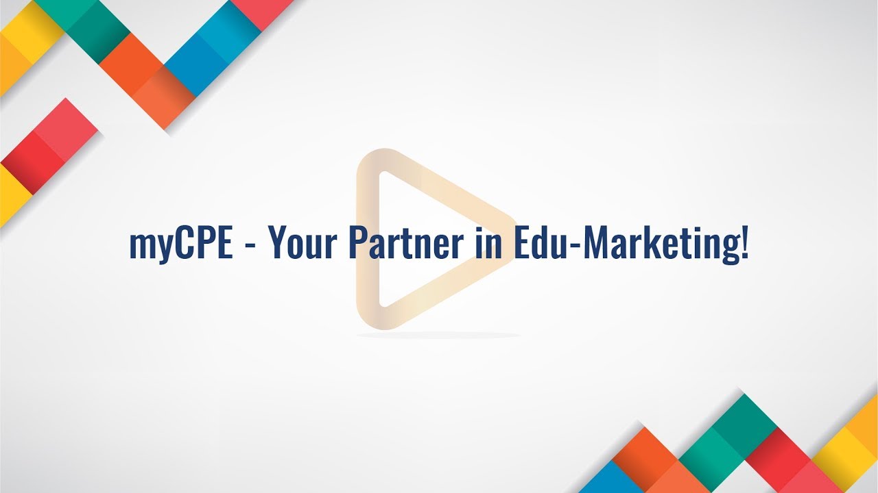 myCPE - Your partner in Edu-Marketing !
