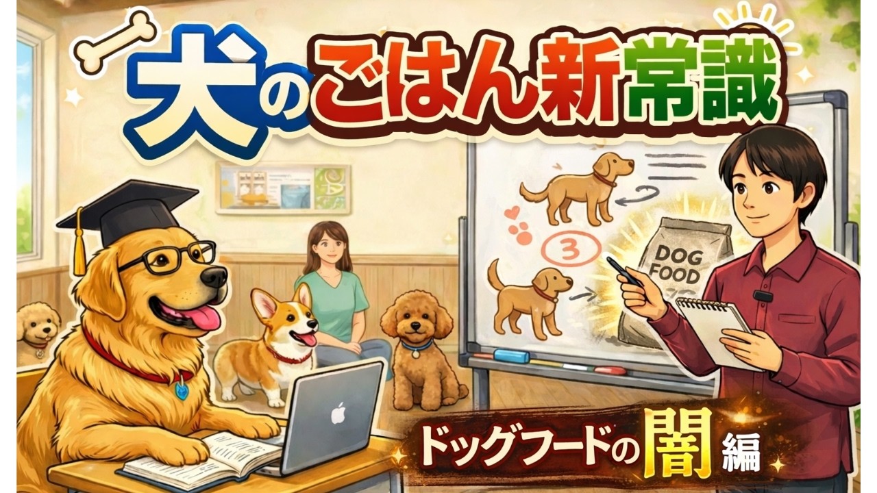 【犬のごはん新常識】ドッグフードの闇