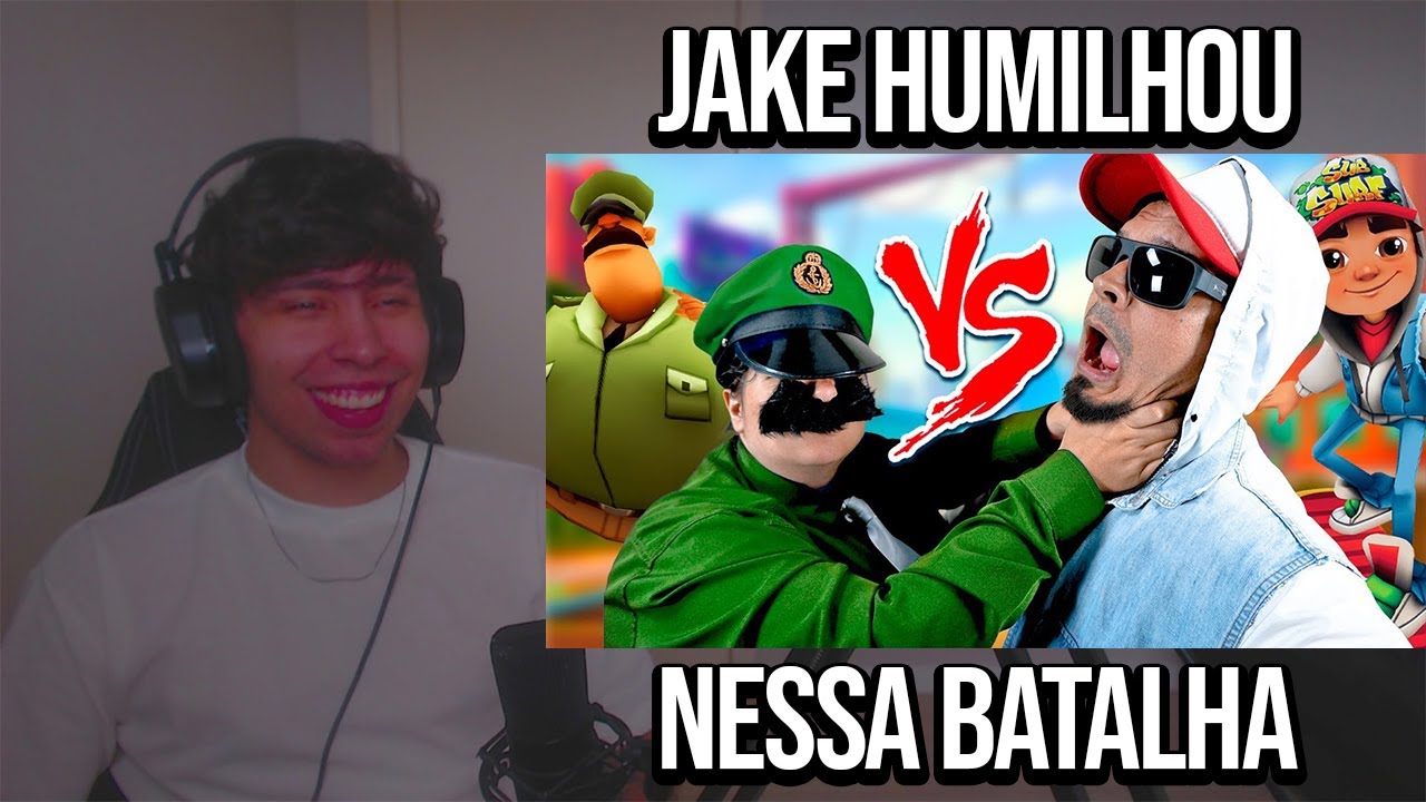 React Jake VS Guarda (Subway Surfers) - Batalha de rap