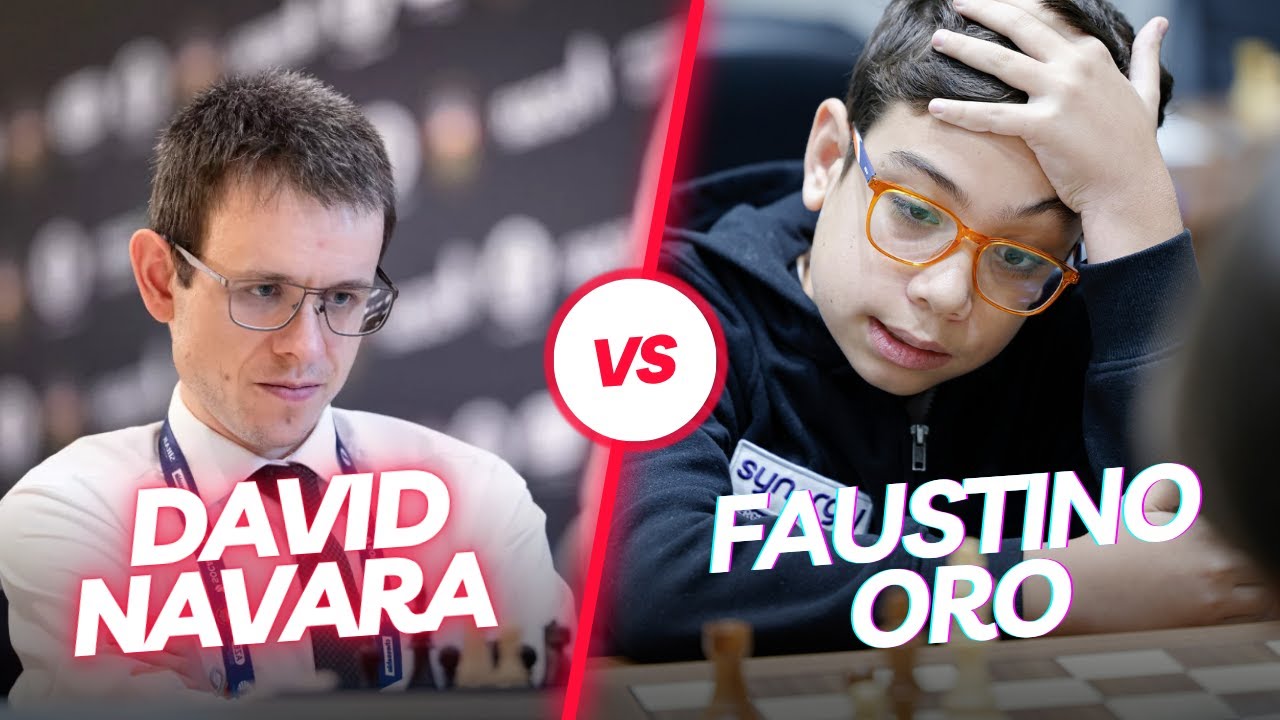 &iexcl;QU&Eacute; NIVEL! | David Navara vs Faustino Oro | Campeonato Mundial de Ajedrez R&aacute;pido por equipos