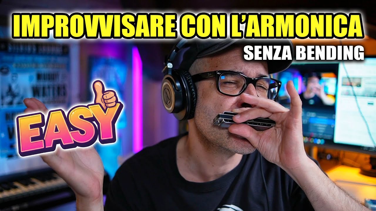 Improvvisare con l'armonica in Do (C) senza bending è facile e divertente!