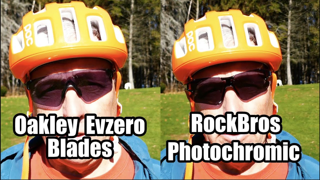 Oakley Evzero Blades vs. ROCKBROS Photochromic Cycling Sunglasses Review Comparison