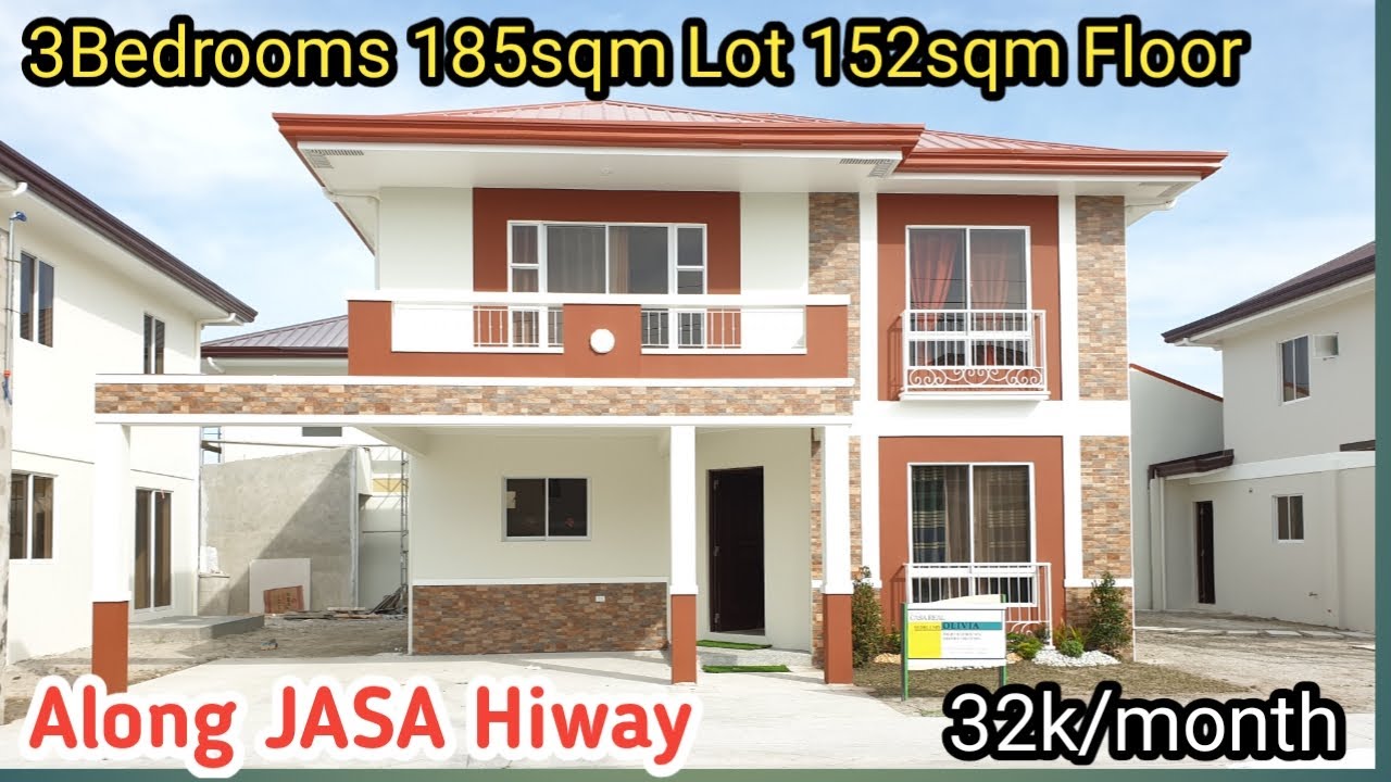 House and Lot for Sale Pampanga Along Hiway, Solana Casa Real 3Bedrooms Olivia Model Home