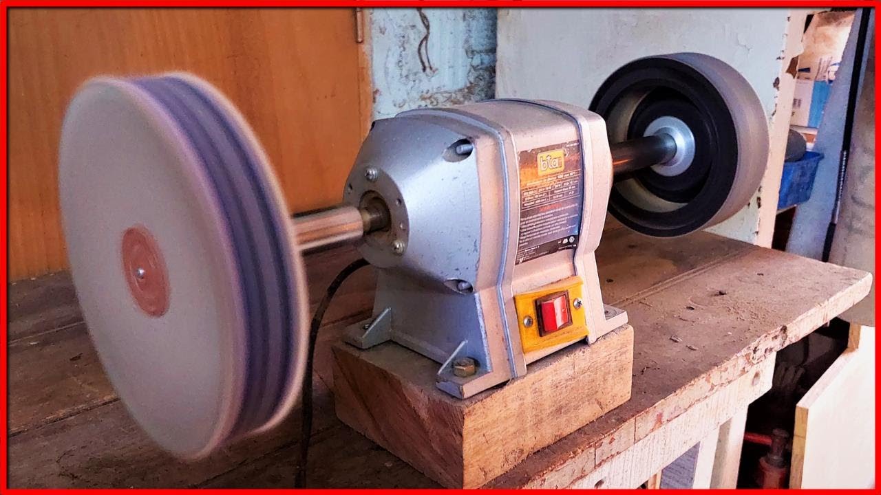 Modificación AMOLADORA de BANCO a PULIDORA